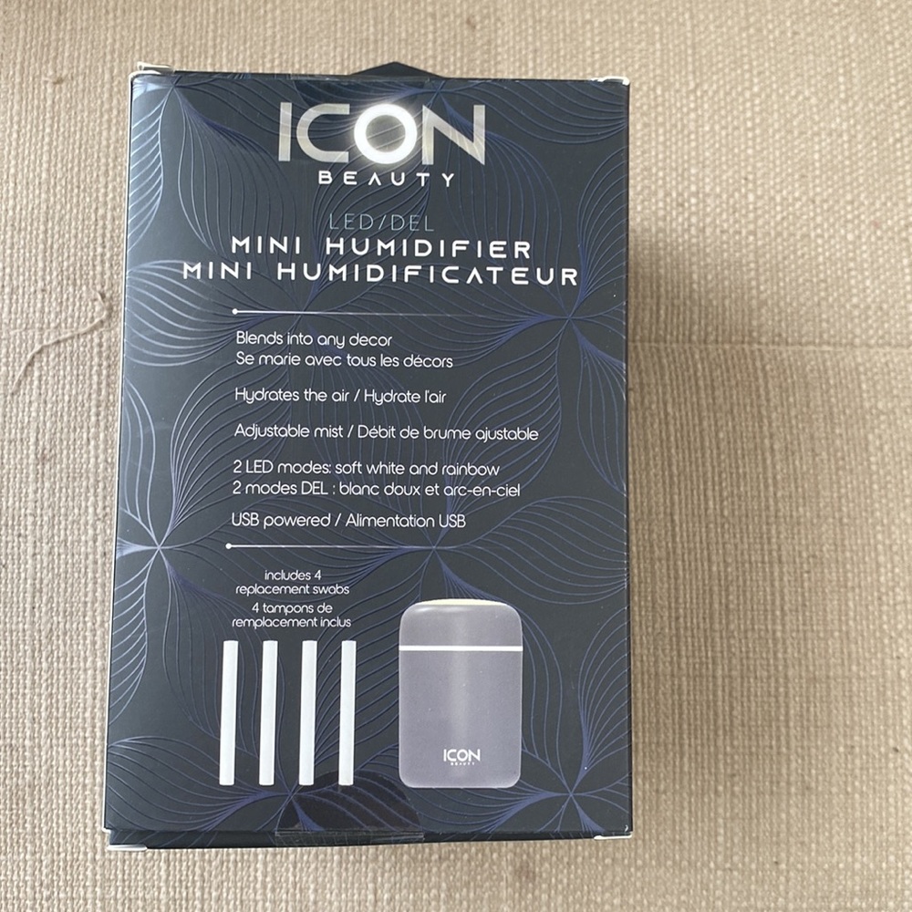 Icon Beauty LED Mini Humidifier NIB - Picture 3 of 5